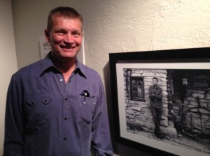 Jeff Scheid at museum